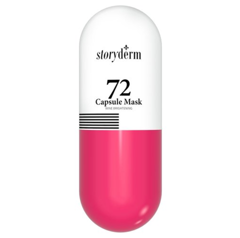 Storyderm Набор осветляющих масок для увядающей кожи | 72 Capsule Mask Wine Brightening