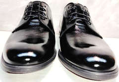Черные лакированные туфли мужские свадебные Ikoc 2118-6 Patent Black Leather.
