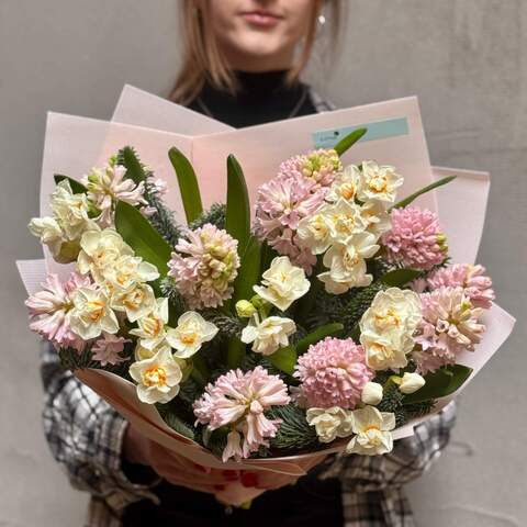 Photo of Delicate fragrant bouquet «Spring Meadow»