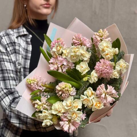 Photo of Delicate fragrant bouquet «Spring Meadow»