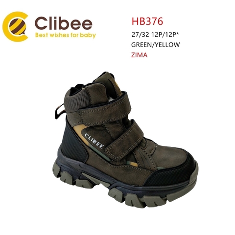 Clibee(зима) HB376 Green/Yellow 27-32