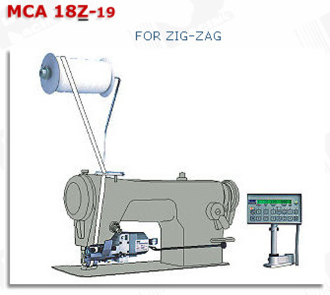 Электронное устройство для дозированной подачи резинки (тесьмы) MCA 18Z-19 | Soliy.com.ua
