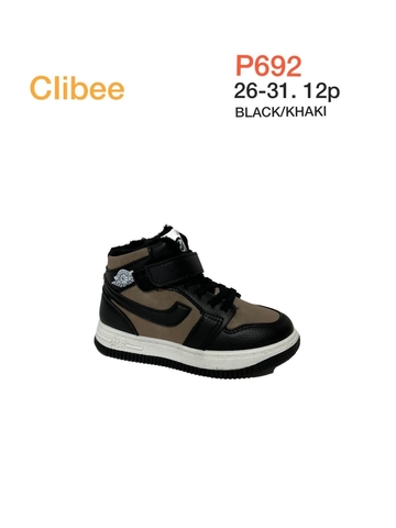 Clibee (зима) P692 Black/Khaki 26-31