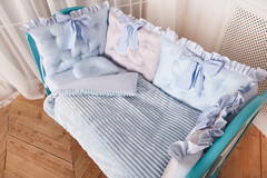 Комплект постельного белья для новорождённых Бусинка 10-01
