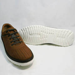 Мужские туфли спортивного типа Vitto Men Shoes 1830 Brown White