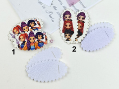 Накладка на клік-клак 5 см широка Дівчата к-поп