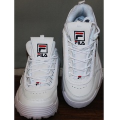 Белые женские кроссовки Fila Disruptor 2 all white RN-91175