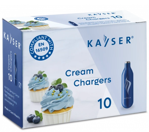 Капсулы (баллончики) для сливок KAYSER, N2O (10 шт.)