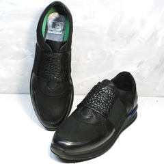 Кроссовки для повседневной носки мужские Luciano Bellini 1087 All Black