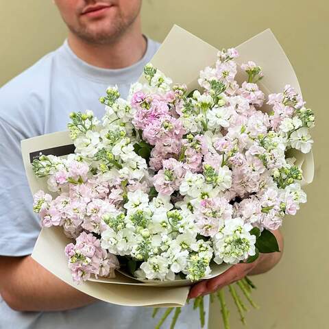 Photo of 39 Matthiolas in a bouquet «Fragrant Rhapsody»