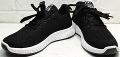 Дышащие кроссовки черные женские Fashion Leisure QQ116.