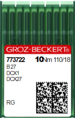 Фото: Голка швейна промислова для оверлока Groz Beckert B27/DC*27 №110