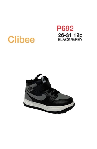 Clibee (зима) P692 Black/Grey 26-31