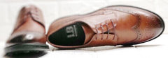 Классические мужские туфли на выпускной Luciano Bellini C3801 Brown.