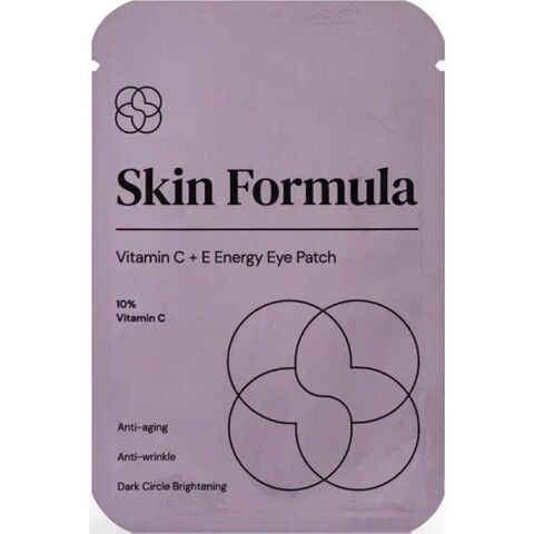 Skin Formula Патчи против темных кругов, морщин и дряблости кожи | Vitamin C+E Energy Eye Patch