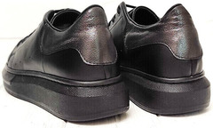 Женские кеды кроссовки на высокой подошве EVA collection 0721 All Black.