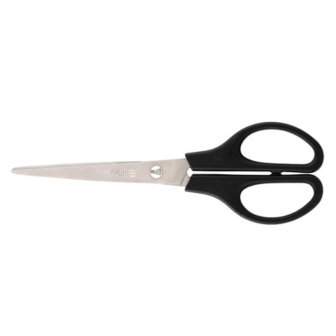 Ножиці Axent Delta 18 см із пластиковими ручками чорні (D6219)