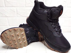 Высокие кроссовки зимние мужские Reebok Airstacle Terrain H2o Drain Black.