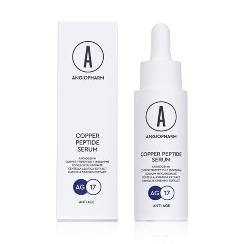 ANGIOPHARM СЫВОРОТКА С ПЕПТИДОМ МЕДИ, 30 Мл | COPPER PEPTIDE SERUM