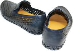 Летнии туфли мужские Luciano Bellini 107607 Black.