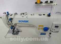 Фото: Промышленная швейная машина челночного стежка для окантовки с обрезкой края ZOYER ZY5200-DQB (28mm)