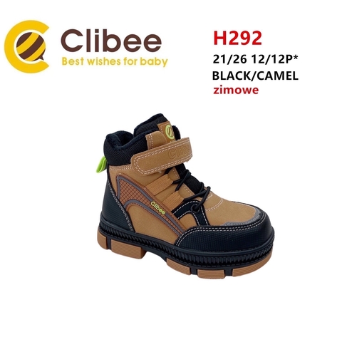 Clibee (зима) H292 Black/Camel 21-26
