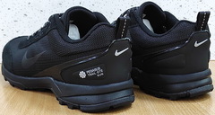 Трейловые кроссовки непромокаемые. Черные кроссовки Nike Ran Black