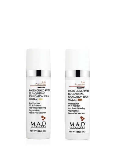 M.A.D. Skincare Подстраивающаяся сыворотка-основа под макияж с защитой SPF50 | Photo Guard Spf 50 Self-Adjusting Foundation Serum — Neutral/Light