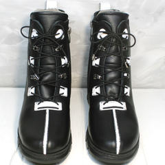 Зимние ботинки женские Ripka 3481 Black-White.
