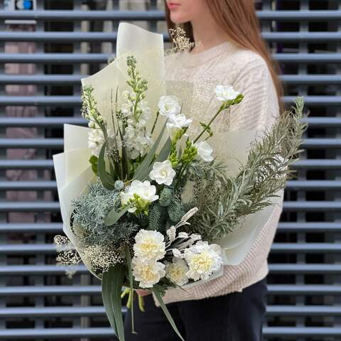 Photo of Bouquet «Snowy and delicate»