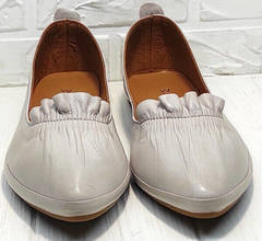 Модные балетки туфли с острым носом на маленьком каблуке Wollen G036-1-1545-297 Vision.
