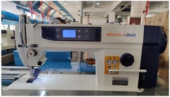 Фото: Одноигольная прямострочная швейная машина с сервомотором в голове  GOLDEN LEAD GL-720-H1