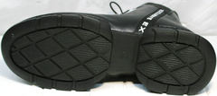 Женские ботинки на низком ходу зимние Ripka 3481 Black-White.