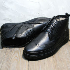 Модные зимние ботинки мужские Rifellini Rovigo C8208 Black