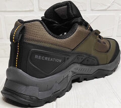 Осенне зимние кроссовки мужские цвета хаки Salomon Quest Element Khaki Black ADV/G Thinsulate Nonslip.