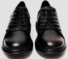 Женские кожаные кеды кроссовки на каждый день EVA collection 0721 All Black.