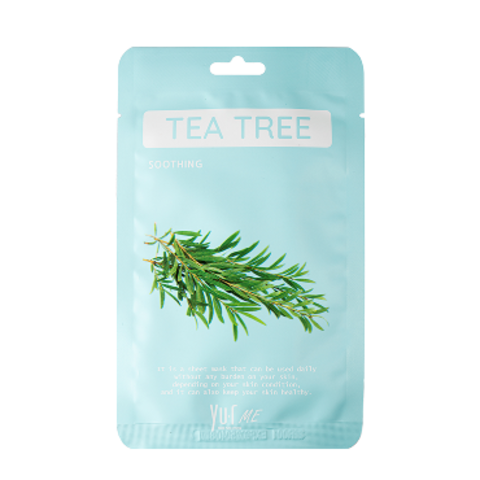 YU.R Маска для лица с экстрактом чайного дерева и гиалуроновой кислотой | Yu.r Me Tea Tree Sheet Mask