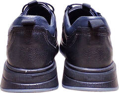 Черные мокасины туфли мужские кожаные Arsello 22-01 Black Leather.