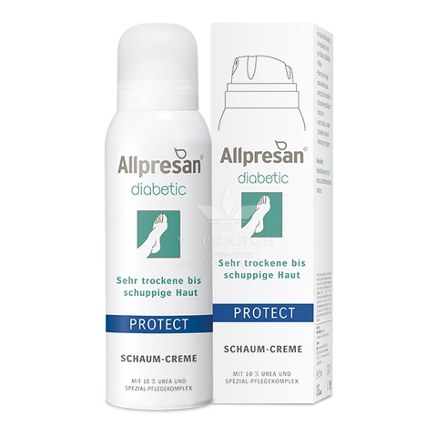 Протигрибкова крем-піна для сухої шкіри стоп allpresan protect