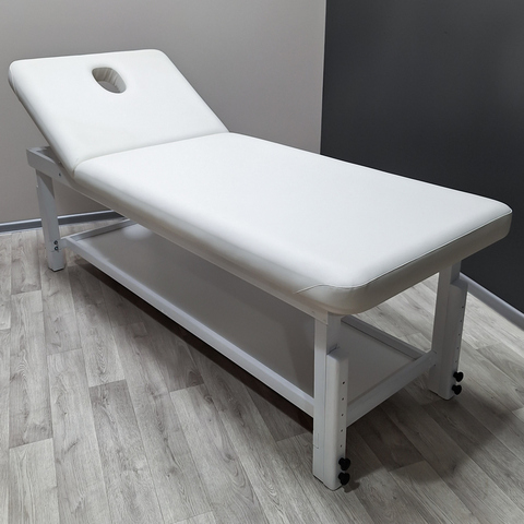 Стаціонарний масажний стіл KP-11 White
