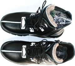 Теплые зимние ботинки женские Ripka 3481 Black-White.
