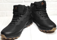 Трекинговые кроссовки мужские зимние Reebok Airstacle Terrain H2o Drain Black.