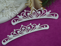 Заготовка Корона принцеси біла