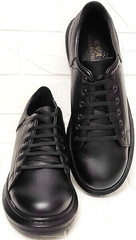 Модные женские кроссовки сникерсы на шнурках EVA collection 0721 All Black.