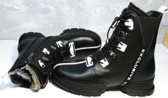 Теплые ботинки на зиму женские Ripka 3481 Black-White.