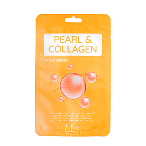 YU.R Маска для лица с экстрактом жемчуга и коллагеном | Yu.r Me Pearl&Collagen Sheet Mask