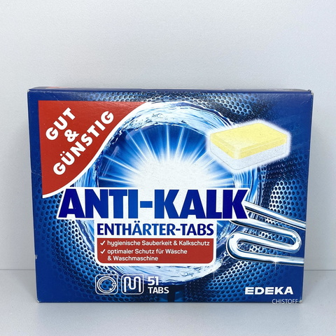 Таблетки от накипи Gut & Gunstig Edeka Anti-Kalk (51 шт.)