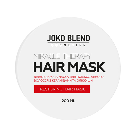 Маска відновлююча для пошкодженого волосся Miracle Therapy Joko Blend 200 мл (4)