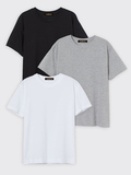 Набір з 3 жіночих футболок (чорна, біла, сіра) Love&Live. Знижка 15% фото 1
