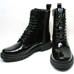Черные зимние ботинки женские Ari Andano 740 All Black.